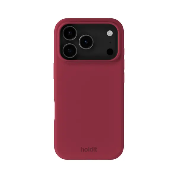 Holdit Silicone Case Geschikt Voor Apple IPhone 17 Pro Max - Red Velvet thumbnail