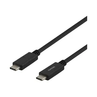 Deltaco Usbc-2001M Usb-kabel Usb 2.0 1 m Zwart