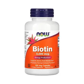 Now Foods Biotin 120 Capsules To Support Metabolism - Now®