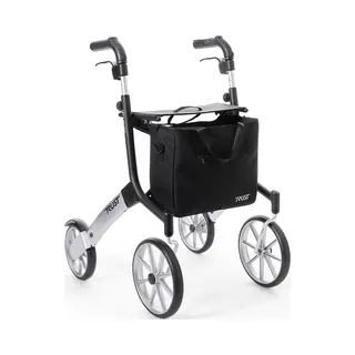 Let's Go Out Rollator - Zwart - Trustcare