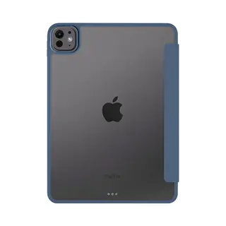 Pomologic BookFold Hoesje IPad Pro 11 (M4-M5) – Biedt 5 Kijkhoeken – Ondersteunt Slaap/Waakfuncties – Krasbestendige Materialen - Blauw