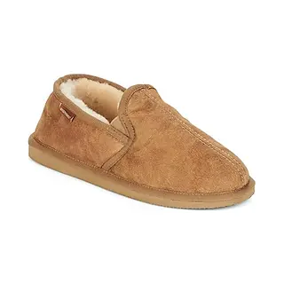 Shepherd Of Sweden Bosse Tan Leather Mens Slippers 0450-052 In A Plain Leather In Size 42