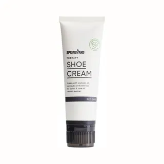 Springyard Therapy Shoe Cream Brown - Schoenpoets Bruin - Schoencrème Voor Glad Leer - Tube Met Spons - 75ml