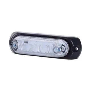 Led Zijmarkeringslamp Universeel Wit 3x Led - Contourlamp - Zijlamp - Breedtelamp - Horpol