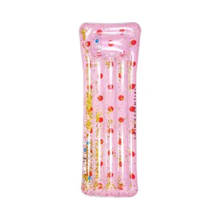 Swim Essentials Luchtbed Roze Met Rode Stippen