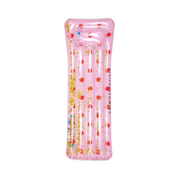 Swim Essentials Luchtbed Roze Met Rode Stippen thumbnail
