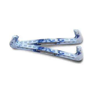 Nice Harde Schaats Beschermer Noren, Hockey, Kunst (kleur- Marble Blue)