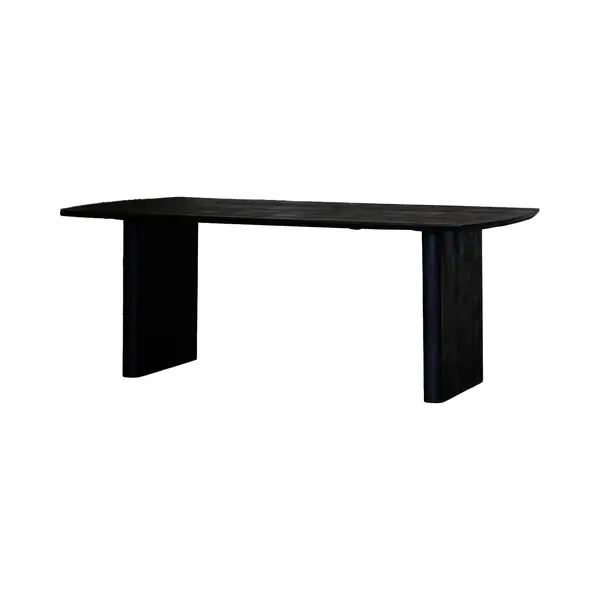 Giga Meubel - Eettafel Zwart 250cm - Rechthoek - Mangohout - Tomeo thumbnail