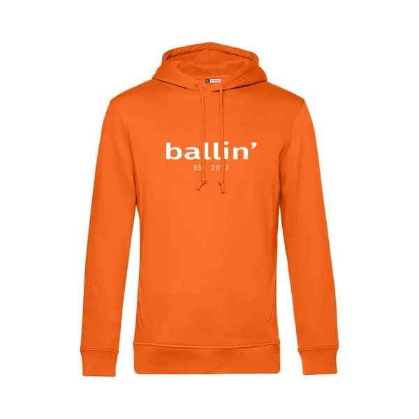 Ballin Est. 2013 - Heren Hoodie - Oranje - Koningsdag / Kingsday 2026 - Maat Xl thumbnail