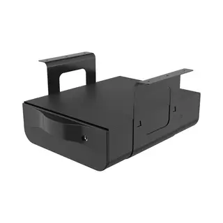 Euroseats Bureaulade Met Slot Voor Onder Het Bureau, Zwart