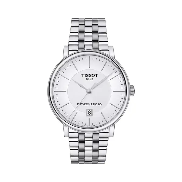 Tissot Carson Premium Powermatic 80 T1224071103100 Horloge - Staal - Zilverkleurig - Ø 40 Mm thumbnail
