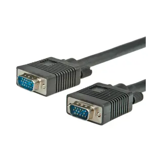 Value 11.99.5252 Vga kabel 2 m Vga (D-Sub) Zwart
