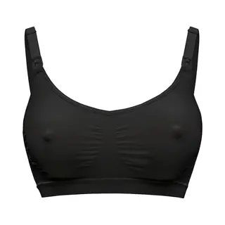 Medela Keep Cool Bh - Naadloze Voedingsbh Met Ademende Zones - Soft Touchmateriaal - Zwart - Maat S
