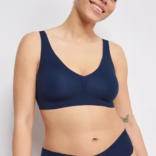 Sloggi Damen Sloggi Zero Feel 2.0 Bralette, Navy Blue, S