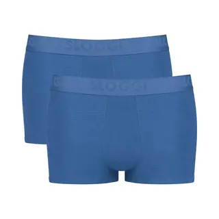 Sloggi Men Free Evolve Hipster - Heren Boxershort Korte Pijp (2-pack) - Kobaltblauw