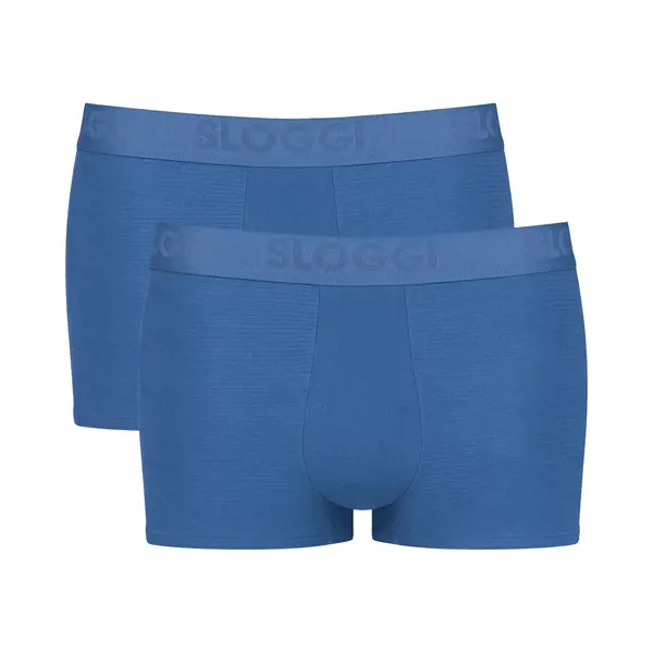 Sloggi Men Free Evolve Hipster - Heren Boxershort Korte Pijp (2-pack) - Kobaltblauw thumbnail