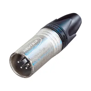 Neutrik NC4MXX Drahtverbinder Xlr Schwarz, Silber