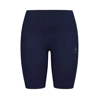 Odlo, Damen, Langlaufhose, Women's Tights Short Essential Polyester (Xs), Blau