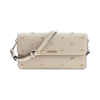 Guess Schoudertas Sadie Flap Shoulder Bag Light Taupe Beige