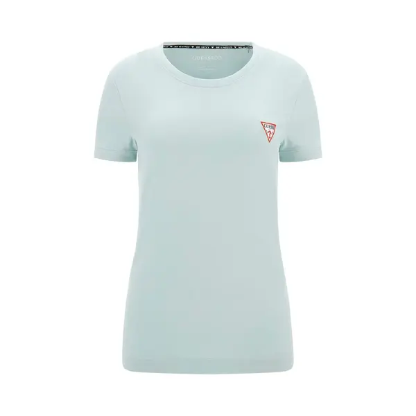 Dames-T-shirt Met Ronde Hals Guess Mini Triangle thumbnail