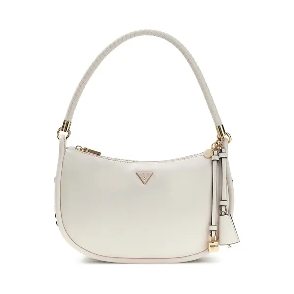 Guess Schoudertas Danya Hobo Shoulder Bag Cream White Crème thumbnail