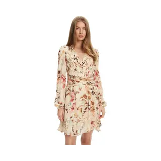 Faltkleid Mit Langen Ärmeln Für Damen Guess Romina