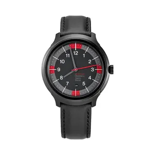 Mondaine MH1-B1222-Lb Men Helvetica Bold Spiekermann Edition Watch