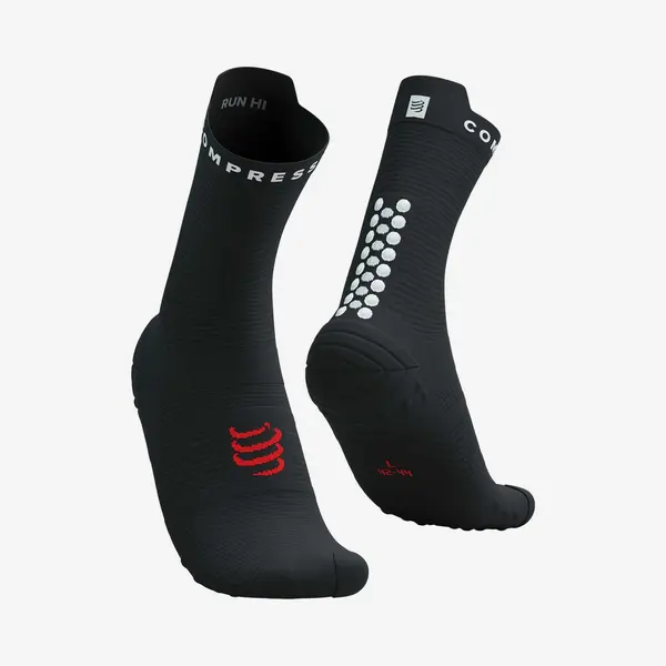 Compressport Pro Racing V4.0 Run High Socken Schwarz Rot, Größe Größe 1 thumbnail
