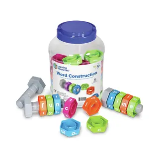 Learning Resources Word Construction Board game Educational
