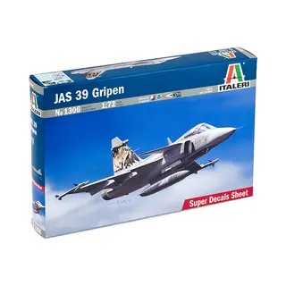 Italeri Jas 39 Gripen Modelvliegtuig met vaste vleugels Montagekit 1:72