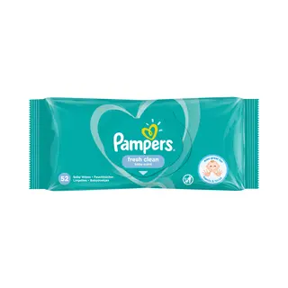 Pampers Fresh Clean Babydoekjes 1 Verpakking = 52 Doekjes