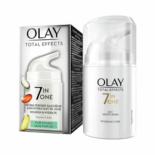 4x Olay Total Effects 7-in-1 Hydraterende Dagcrème Parfumvrij 50 Ml