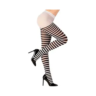W Widmann Milano Party Fashion - Strumpfhose, Gestreift, 70 Den, Halloween, Faschingskostüme