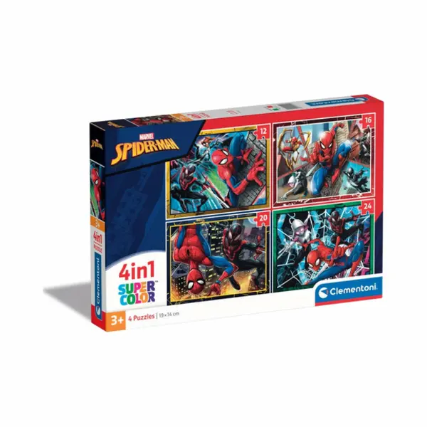 Clementoni Supercolor Marvel Spiderman Legpuzzel 12 stuk(s) Strips thumbnail