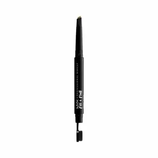 Nyx Professional Makeup, Fill & Fluff Eyebrow Pomade Pencil, Creamy Pomade Formula, Precise Tip, Paddle Brush For Blending, Blonde