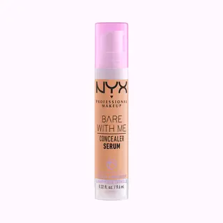Nyx Professional Makeup Bare With Me 2-in-1 Feuchtigkeitsspendendes Concealer-Serum, Farbe 5.7 Hellbraun, 9, 6 Ml
