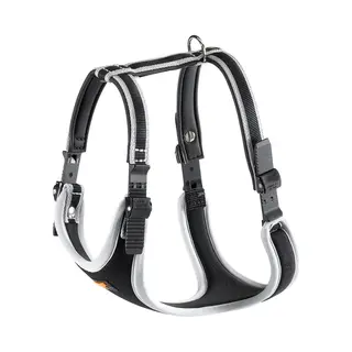 Ferplast Ergocomfort P M Zwart, Zilver Hond Vestharnas