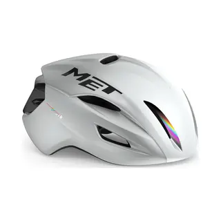 Road Helmet Met Manta Mips - White Holographic - L / 58-61cm