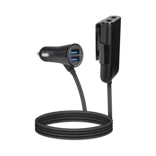 Celly CC4USBEXTBK oplader voor mobiele apparatuur Universeel Zwart Sigarettenaansteker Auto