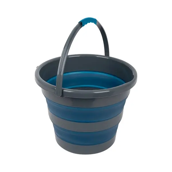 Brunner Drum 15 Opvouwbare Campingemmer - Blauw/Zwart- 15L - Ø36 Cm - Lichtgewicht - Ruimtebesparend - Voor Water, Afwas Of Opslag - Hitte- En thumbnail