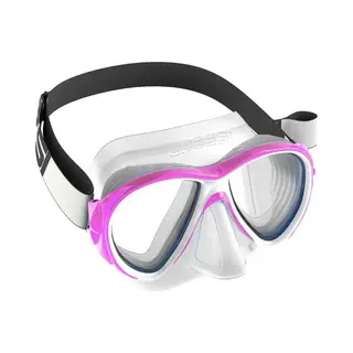 Briggs & Stratton Cressi Samoa Mask - Diving And Snorkelling Mask, Transparent/Pink, One Size, Unisexsex Adult