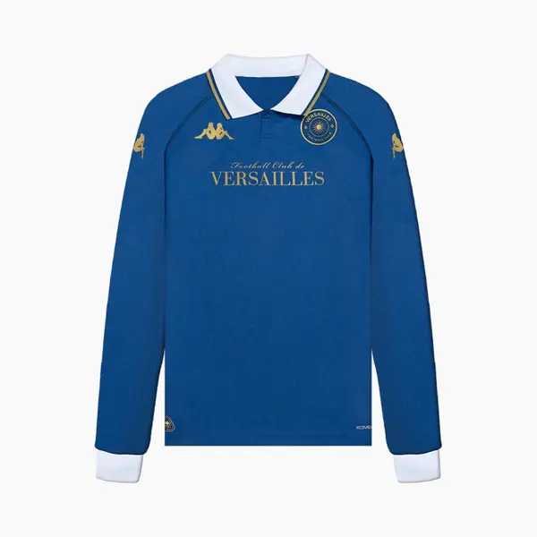 Kappa, Herren, Fussballtrikot, Heimtrikot Mit Langen Ärmeln Fc Versailles 78 2024/25 (Xl), Blau, Gold, Weiss, Xl thumbnail