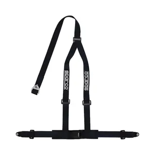 Sparco 3-Punts Sportgordel - Zwart - Incl. Schroefbevestiging (E-Keur)