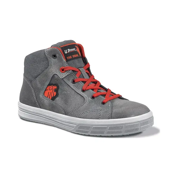 U-Power UPower Sicherheits-Schnürstiefel En Iso 20345 S3 Src Predator Gr. 41 Leder Grau thumbnail