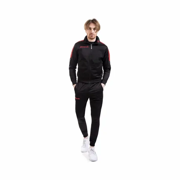 Sportset Givova Visa Triacetato Rood/zwart - Xs thumbnail