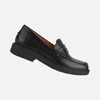 Geox Damen D Spherica Ec1 Mokassins, Schwarz, 37 Eu