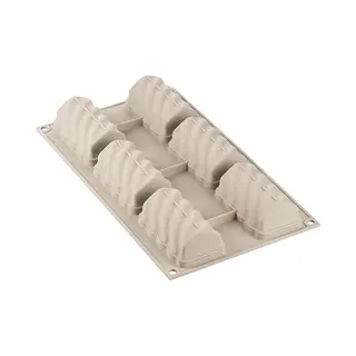 Silikomart | Silikonform Für Swing Monoportionen, Antihaft, 6 Kavitäten, 80 X 45 H 35 Mm Volumen 6 X 95 Ml Tot. 570 Ml