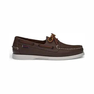 Sebagovoor Mannen. 7000H00 Docksides Portland Bruin Leren Bootschoenen (43), Leer, Plat, Veters, Casual