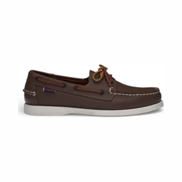 Sebago Für Herren. 7000H00 Docksides Portland Bootsschuhe Aus Braunem Leder (43), Wohnung, Schnürsenkel, Lässig thumbnail