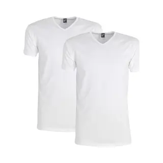 Alan Red Oklahoma Ondershirt Wit, Effen
